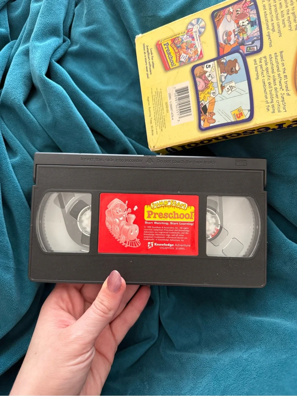 Jump Start Preschool VHS- who left the juice in the caboose? Vintage